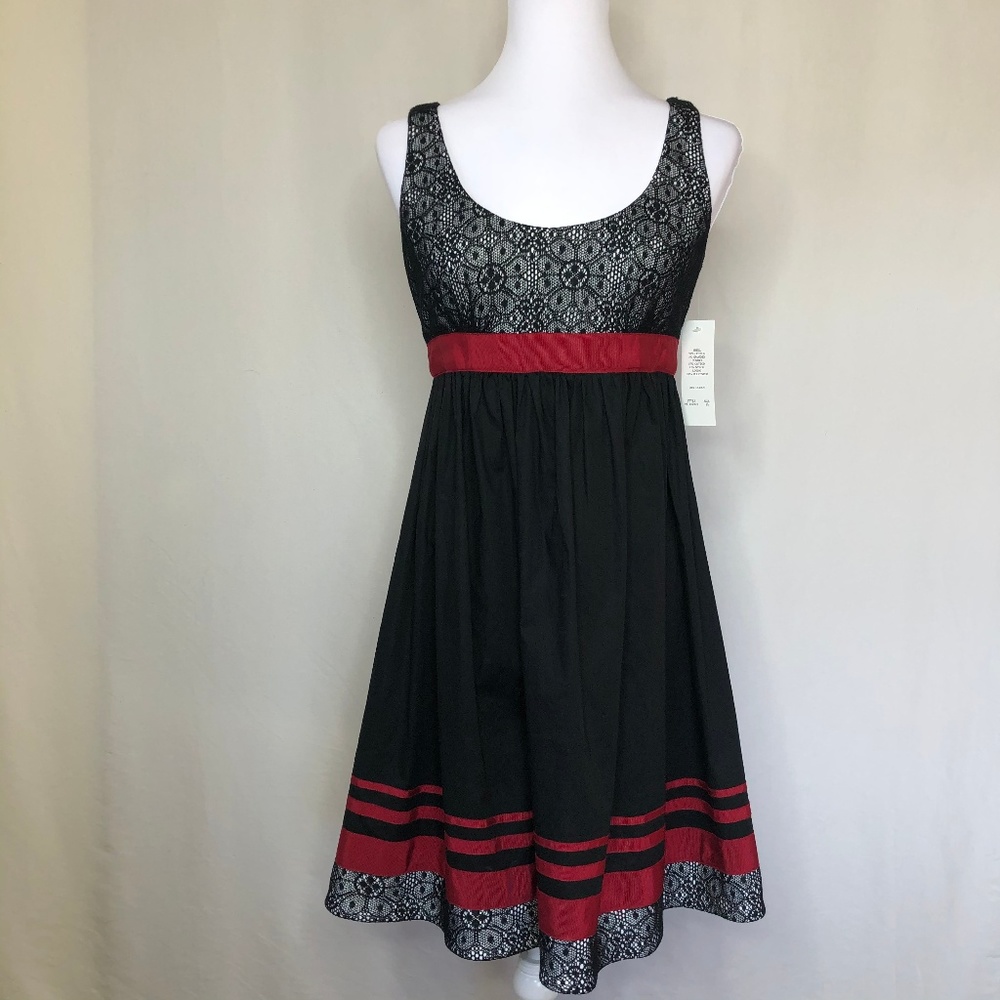 Adrianna Papell Empire Waist Sleeveless Dress